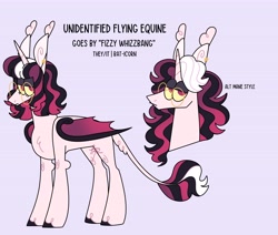 Size: 4096x3469 | Tagged: safe, artist:fizzlefer, derpibooru import, oc, oc only, oc:euphie, alicorn, bat pony, bat pony alicorn, pony, bat wings, horn, reference sheet, simple background, solo, wings