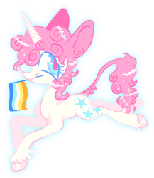 Size: 1280x1472 | Tagged: safe, artist:webkinzworldz, derpibooru import, twinkleshine, pony, unicorn, aroace, aroace pride flag, mouthpiece, pride, pride flag, simple background, solo, transparent background