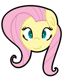 Size: 400x447 | Tagged: safe, artist:fluttershydaily, derpibooru import, fluttershy, simple background, smiling, transparent background