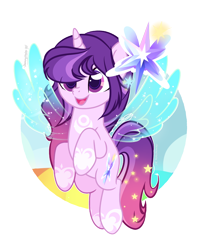 Size: 2328x2898 | Tagged: safe, artist:harmonyvitality-yt, derpibooru import, oc, oc only, pony, artificial wings, augmented, base used, female, magic, magic wings, mare, rearing, simple background, smiling, solo, transparent background, wings