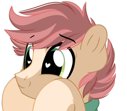 Size: 2185x1904 | Tagged: safe, artist:emberslament, derpibooru import, oc, oc:pitch pine, clothes, eyebrows, eyebrows visible through hair, heart, heart eyes, male, scarf, simple background, smiling, stallion, transparent background, two toned mane, wingding eyes