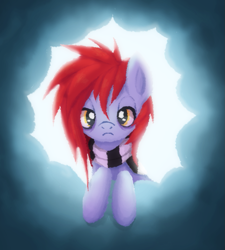 Size: 789x878 | Tagged: safe, artist:ne-chi, derpibooru import, oc, pegasus, pony, cloud, looking at you, pegasus oc