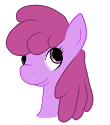 Size: 641x725 | Tagged: safe, artist:phillnana, derpibooru import, berry punch, berryshine, earth pony, pony, bust, female, mare, simple background, solo, transparent background