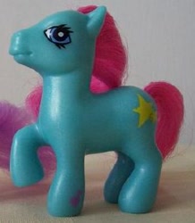 Size: 297x340 | Tagged: safe, derpibooru import, pony, g3, irl, mcdonald's happy meal toys, photo, solo, star dancer (g3), toy