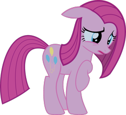 Size: 1730x1586 | Tagged: safe, artist:retroponybro, derpibooru import, pinkie pie, earth pony, pony, base used, female, mare, pinkamena diane pie, raised hoof, raised leg, sad, simple background, solo, transparent background, vector