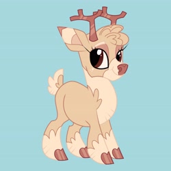 Size: 4096x4096 | Tagged: safe, artist:fizzlefer, derpibooru import, oc, oc only, deer, reindeer, female, glasses, simple background, solo