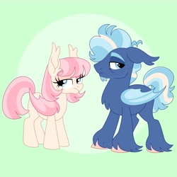 Size: 4096x4096 | Tagged: safe, artist:fizzlefer, derpibooru import, oc, oc only, oc:bitter sweet (fizzlefer), oc:drowsy dweller, pony, duo