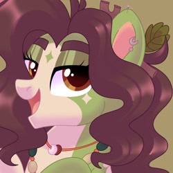 Size: 894x894 | Tagged: safe, artist:fizzlefer, derpibooru import, oc, oc only, earth pony, pony, bust, simple background, solo