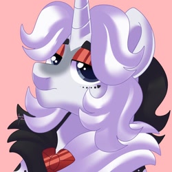 Size: 894x894 | Tagged: safe, artist:fizzlefer, derpibooru import, oc, oc only, pony, unicorn, bust, simple background, solo