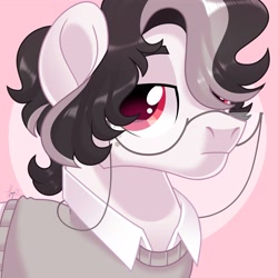 Size: 4000x4000 | Tagged: safe, artist:fizzlefer, derpibooru import, oc, oc only, earth pony, pony, bust, solo