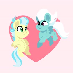 Size: 4096x4096 | Tagged: safe, artist:fizzlefer, derpibooru import, fleetfoot, misty fly, pegasus, pony, duo, mistyfleet