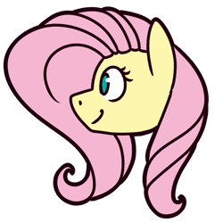 Size: 800x800 | Tagged: safe, artist:fluttershydaily, derpibooru import, fluttershy, simple background, smiling, transparent background