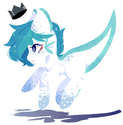 Size: 665x674 | Tagged: safe, artist:deviiel, derpibooru import, earth pony, pony, blue mane, crown, jewelry, looking forward, regalia, running, shadow, simple background, transparent background, white coat