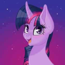 Size: 2048x2048 | Tagged: safe, artist:art_alanis, derpibooru import, twilight sparkle, pony, unicorn, gradient background, solo