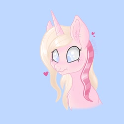 Size: 2048x2048 | Tagged: safe, artist:art_alanis, derpibooru import, oc, oc only, oc:jinty, pony, unicorn, simple background, solo