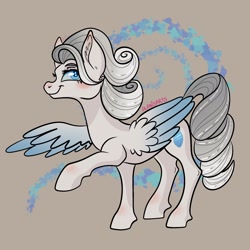 Size: 2048x2048 | Tagged: safe, artist:art_alanis, derpibooru import, princess tiffany, pegasus, pony, g1, solo