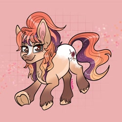 Size: 2048x2048 | Tagged: safe, artist:art_alanis, derpibooru import, oc, oc only, earth pony, pony, simple background, solo