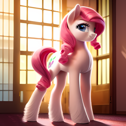 Size: 2048x2048 | Tagged: safe, derpibooru import, machine learning generated, oc, earth pony, pony, indoors, solo