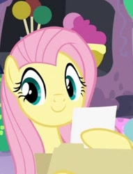 Size: 272x356 | Tagged: safe, derpibooru import, screencap, fluttershy, pegasus, pony, cute, smiling