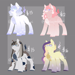 Size: 3189x3189 | Tagged: safe, artist:mantequiademani, derpibooru import, oc, oc only, earth pony, pony, adoptable, gray background, simple background, solo