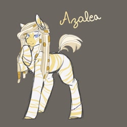 Size: 2048x2048 | Tagged: safe, artist:mantequiademani, derpibooru import, oc, oc only, zebra, simple background, solo