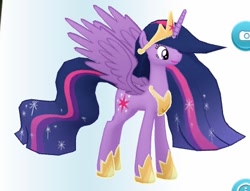 Size: 418x319 | Tagged: safe, derpibooru import, screencap, princess twilight 2.0, twilight sparkle, twilight sparkle (alicorn), alicorn, the last problem, gameloft, my little pony: magic princess, older, older twilight