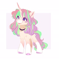 Size: 2048x2048 | Tagged: safe, artist:irusumau, derpibooru import, oc, oc only, pony, unicorn, solo