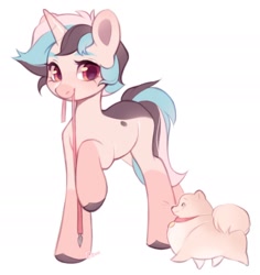 Size: 1830x1941 | Tagged: safe, artist:fedos, derpibooru import, oc, oc only, dog, pony, unicorn