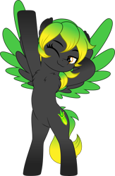 Size: 3253x5000 | Tagged: safe, artist:jhayarr23, color edit, derpibooru import, edit, oc, oc:solar aura, pegasus, pony, fallout equestria, colored, commissioner:solar aura, pegasus oc