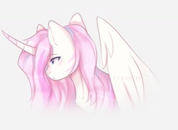 Size: 1500x1100 | Tagged: safe, artist:cofiiclouds, derpibooru import, oc, oc only, alicorn, pony, simple background, solo, white background