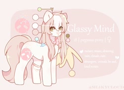 Size: 1500x1100 | Tagged: safe, artist:cofiiclouds, derpibooru import, oc, oc only, oc:glassy mind, earth pony, pony, reference sheet, solo