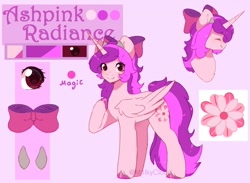 Size: 1500x1100 | Tagged: safe, artist:cofiiclouds, derpibooru import, oc, oc only, alicorn, pony, reference sheet, solo