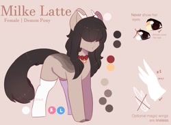 Size: 1500x1100 | Tagged: safe, artist:cofiiclouds, derpibooru import, oc, oc only, earth pony, pony, reference sheet, simple background, solo