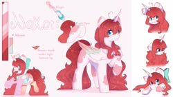 Size: 2300x1300 | Tagged: safe, artist:cofiiclouds, derpibooru import, oc, oc only, alicorn, pony, reference sheet, solo