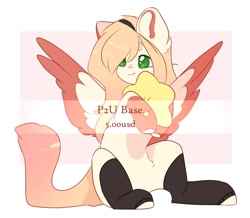 Size: 1131x988 | Tagged: safe, artist:cofiiclouds, derpibooru import, oc, oc only, pegasus, pony, adoptable, clothes, socks, solo