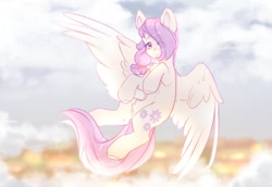 Size: 1600x1100 | Tagged: safe, artist:cofiiclouds, derpibooru import, oc, oc only, pony, flying, solo