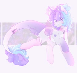 Size: 1161x1100 | Tagged: safe, artist:cofiiclouds, derpibooru import, oc, oc only, pony, unicorn, butterfly wings, clothes, long tail, palindrome get, socks, solo, tail, wings