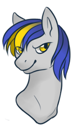 Size: 200x350 | Tagged: safe, artist:cloudbrownie, derpibooru import, oc, oc only, earth pony, pony, bust, earth pony oc, looking at you, request, simple background, solo, transparent background