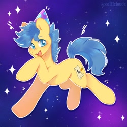 Size: 1600x1600 | Tagged: safe, artist:cofiiclouds, derpibooru import, oc, oc only, earth pony, pony, gradient background, solo