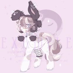 Size: 2200x2200 | Tagged: safe, artist:cofiiclouds, derpibooru import, oc, oc only, oc:kuromi, earth pony, pony, simple background, solo