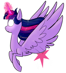 Size: 1024x1132 | Tagged: safe, artist:chandelurres, derpibooru import, twilight sparkle, twilight sparkle (alicorn), alicorn, pony, female, magic, mare, simple background, solo, spread wings, transparent background, wings