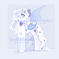 Size: 2000x2000 | Tagged: safe, artist:cofiiclouds, derpibooru import, oc, oc only, bat pony, pony, solo