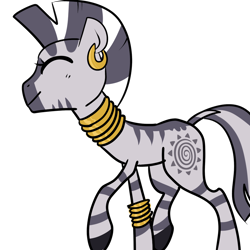 Size: 1024x1024 | Tagged: safe, artist:chandelurres, derpibooru import, zecora, zebra, female, simple background, solo, transparent background