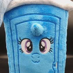 Size: 3024x3024 | Tagged: safe, artist:melodisde, derpibooru import, trixie, :3, female, horn, inanimate tf, irl, photo, plushie, transformation