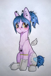 Size: 1024x1512 | Tagged: safe, artist:dexterisse, derpibooru import, oc, oc only, female, mare, simple background, solo, traditional art, white background