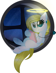 Size: 1444x1876 | Tagged: safe, artist:angellightyt, derpibooru import, oc, oc only, oc:angel light, pegasus, pony, base used, ear piercing, female, halo, jewelry, mare, necklace, piercing, simple background, smiling, solo, transparent background