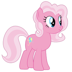 Size: 1200x1200 | Tagged: safe, artist:prixy05, derpibooru import, pinkie pie (g3), earth pony, pony, g3, g4, g3 to g4, generation leap, simple background, solo, transparent background, vector