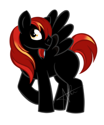 Size: 1024x1229 | Tagged: safe, artist:gummysharkcircus, derpibooru import, oc, oc:white oak, pegasus, pegasus oc, simple background