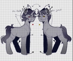 Size: 1280x1068 | Tagged: safe, artist:yun_nhee, derpibooru import, oc, oc only, pony, unicorn, reference sheet, solo