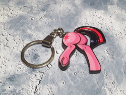 Size: 1280x960 | Tagged: safe, artist:made_by_franch, derpibooru import, twilight sparkle, twilight sparkle (alicorn), alicorn, butt, handmade, keychain, plot, solo, trinket